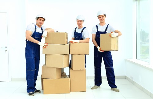 Furniture and belongings prepared for storage in Crayford