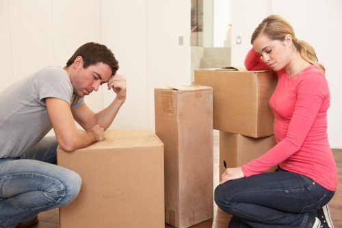 Organized storage unit in Crayford prepared for short-term rental